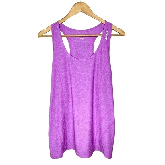 REEBOK NWOT Bright Purple Workout Racerback Tank Top - Picture 3 of 7